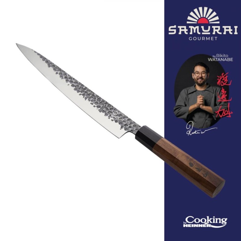 CUTIT SASHIMI 24 CM, RIKITO WATANABE, SAMURAI GOURMET, COOKING BY HEINNER