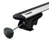 Bare transversale Thule Evo Raised Rail Wingbar Evo Black
