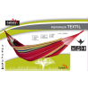 Hamac TEXTIL 200x100cm Cattara - rosu/galben
