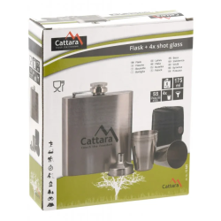 Set butelca 175ml cu 4 pahare Cattara