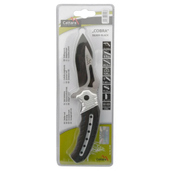Briceag Cobra Cattara lama 9.5cm argintiu/negru