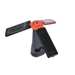 Lanterna/Proiector solar LED, stand tripod aluminiu extensibil 2.1 metri, RONIC CY300