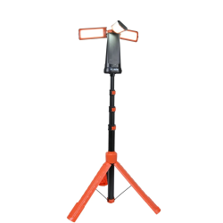 Lanterna/Proiector solar LED, stand tripod aluminiu extensibil 2.1 metri, RONIC CY300