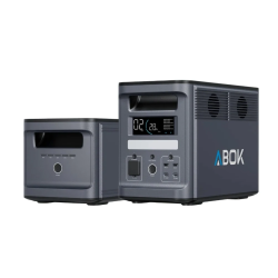 Modul Baterie Suplimentara ABOK Ark2000, 1536 Wh, LiFePO4, model ABOK AE1536