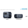 Modul Baterie Suplimentara ABOK Ark2500, 2160 Wh, LiFePO4, model ABOK AE2160