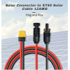 Cablu extensie 5 metri, conectori MC4 la mufa XT60