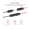 Cablu extensie 5 metri, conectori MC4 la mufa XT60