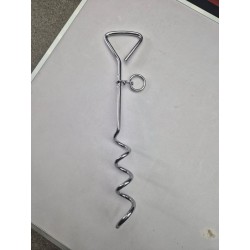 Țăruș de Ancorare Tip Spirală din Oțel Cromat – 40 cm
