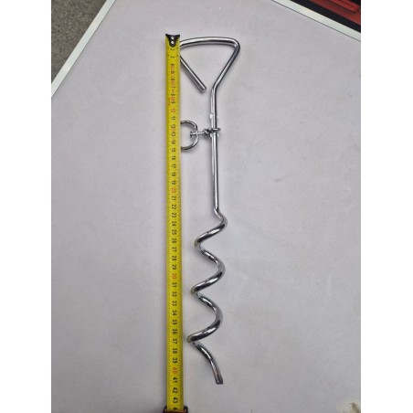 Țăruș de Ancorare Tip Spirală din Oțel Cromat – 40 cm