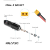 Cablu extensie 1,5 metri, conectori Bricheta Auto 12V la mufa XT60