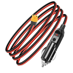Cablu extensie 3 metri, conectori Bricheta Auto 12V la mufa XT60