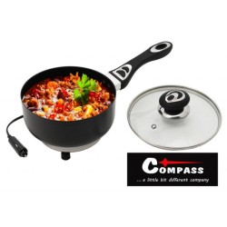 Oala electrica cu alimentare la bricheta 12V pentru incalzit mancarea 1.9L Compass