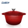 SEMIOALA FONTA+CAPAC 24×11.5CM,4L, RED LINE, COOKING BY HEINNER, HR-KN-SM4