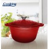 SEMIOALA FONTA+CAPAC 24×11.5CM,4L, RED LINE, COOKING BY HEINNER, HR-KN-SM4