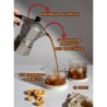 Cafetiera Ertone ERT-MN 453, 360ML, Pentru 12 cesti, material aluminiu