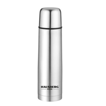Termos Hausberg HB-H1457, capacitate 750ml, forma glont Inox