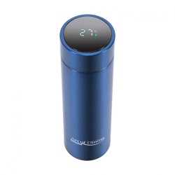 TERMOS INOX 450 ML, CU INDICATOR LED PENTRU TEMPERATURA, ALBASTRU, ART OF DINNING BY HEINNER