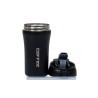 Termos interior inox, capacitate 400ml, inchidere ermetica si pai, negru