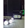 Lanternă Multifuncțională, Panou Solar și 3 Becuri LED