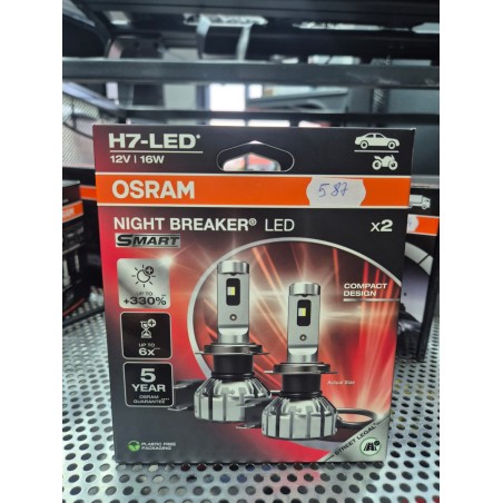 Becuri LED H7 Osram Night Breaker Smart omologate RAR